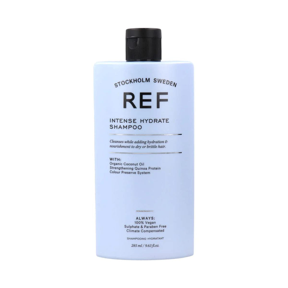 REF front bottle with clear label showing product hydration benefits