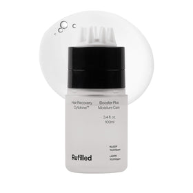 Refilled front packaging showing product and benefits
