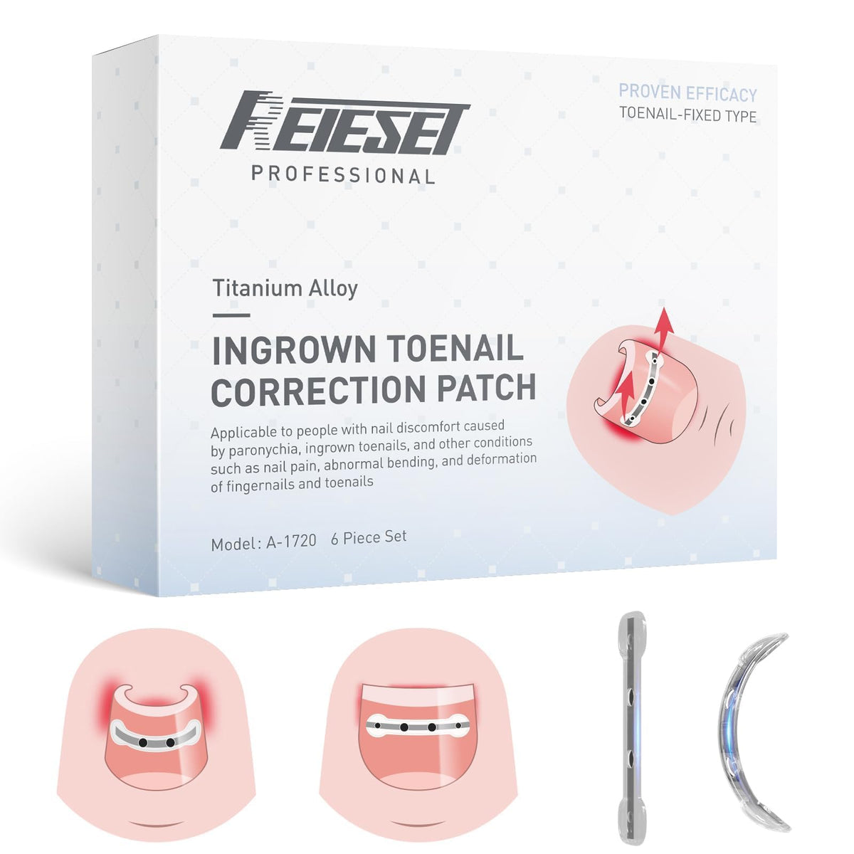 Reieset front packaging showing kit contents and brand for easy identification