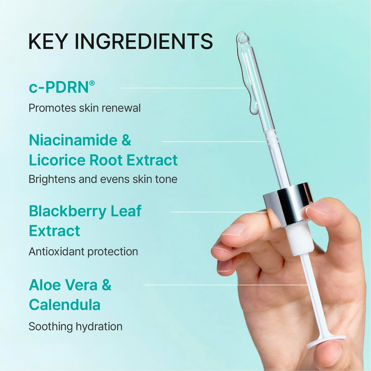 REJURAN product label close-up showing concentration and formulation benefits
