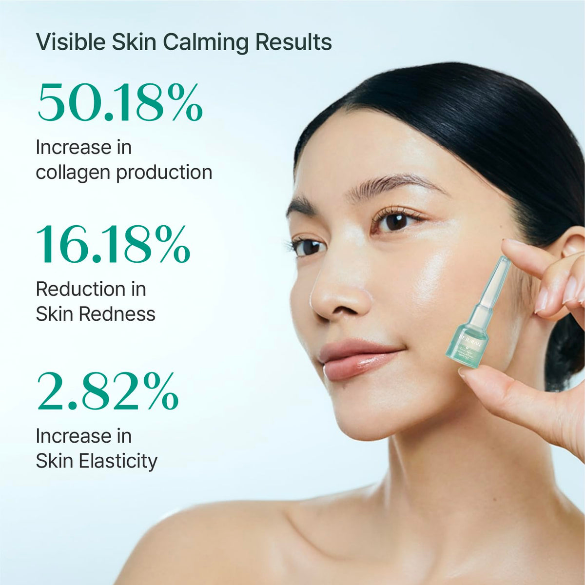 REJURAN ampoule open top detail demonstrating easy application