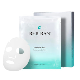 REJURAN front packaging showing mask box and benefits for visible repair
