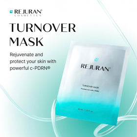 REJURAN microfiber sheet close-up texture improving serum absorption