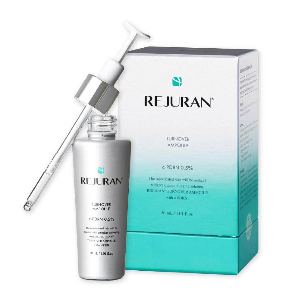 REJURAN Turnover Ampoule front bottle showing clean packaging and brand benefit