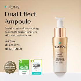 REJURAN ampoule open dropper close-up highlighting precise dosing benefit