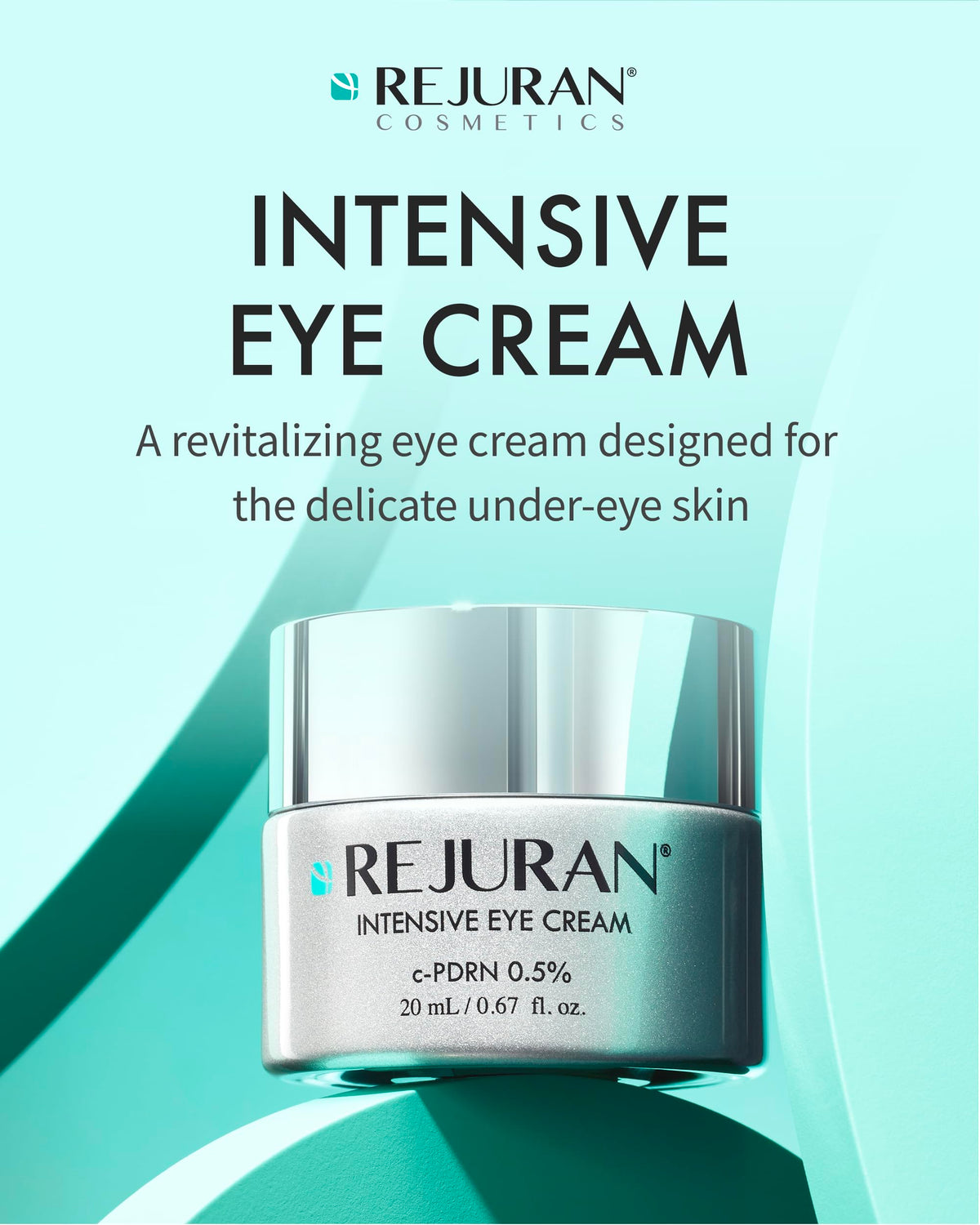 REJURAN creamy texture closeup demonstrating fast absorption and smooth finish