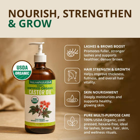 RejuveNaturals glass bottle top view highlighting secure cap and purity protection