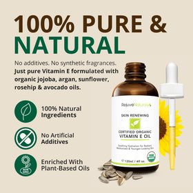 RejuveNaturals applying oil to face for hydrated, radiant skin