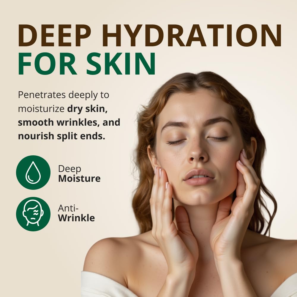 RejuveNaturals oil on elbow showing targeted moisturization for rough areas