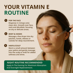 RejuveNaturals oil pouring to show lightweight texture and fast absorption