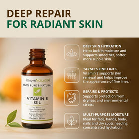 RejuveNaturals oil pouring from dropper demonstrating easy precise application