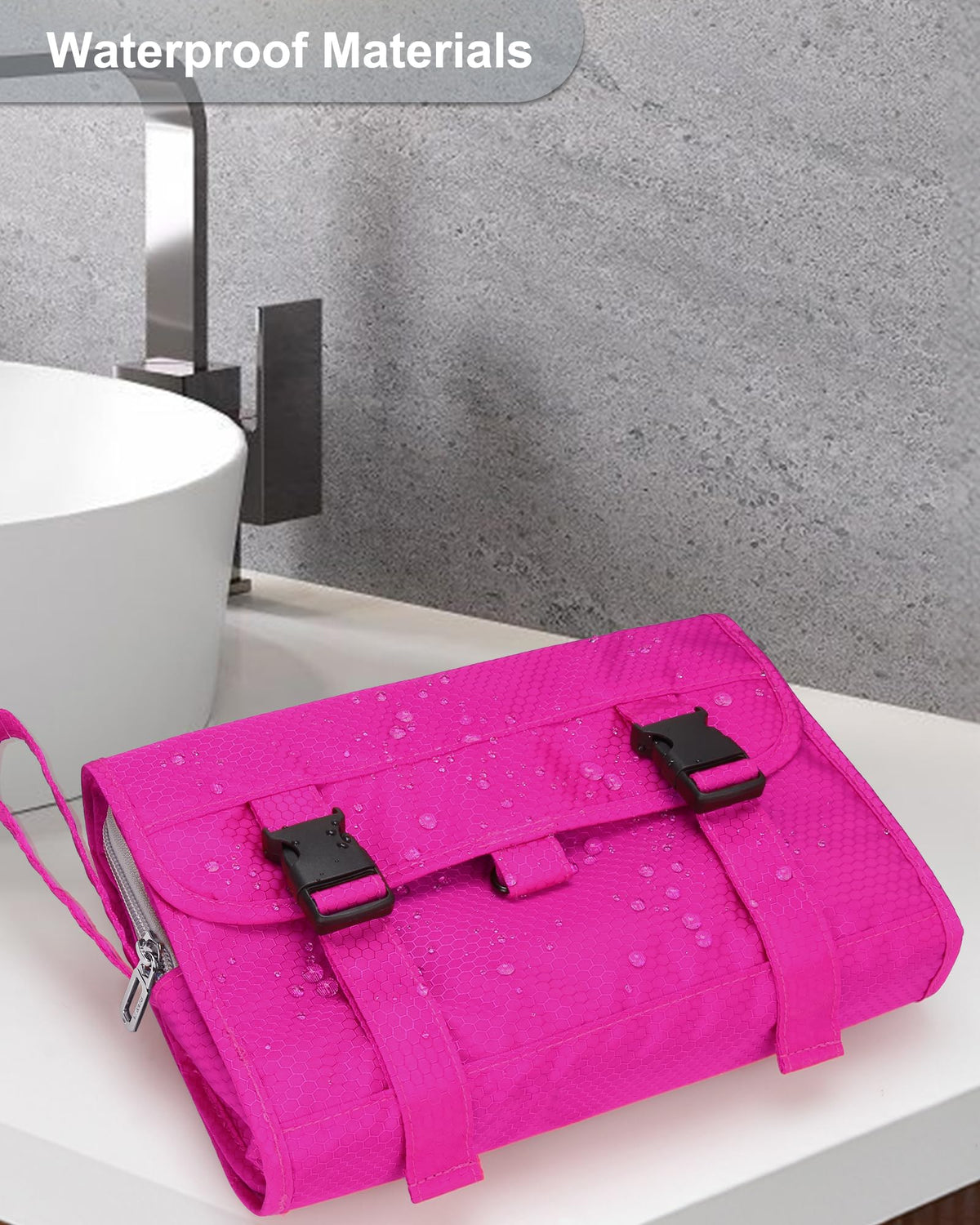 Relavel inside view with bottles standing upright to prevent spills and leaks