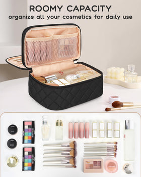 Relavel brush holder detail showing elastic slots that protect and organize brushes