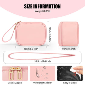 Relavel LED mirror close-up displaying three light modes for accurate makeup