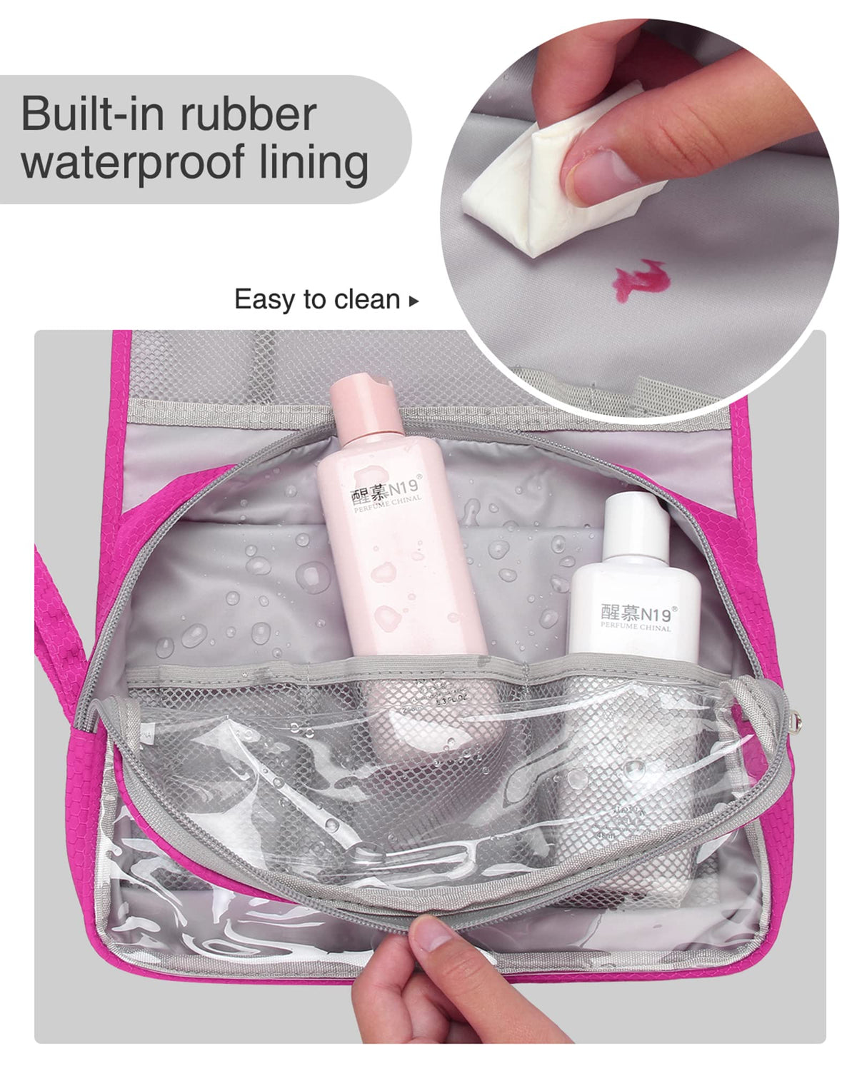 Relavel placed near gym gear as a versatile organizer for workouts and travel