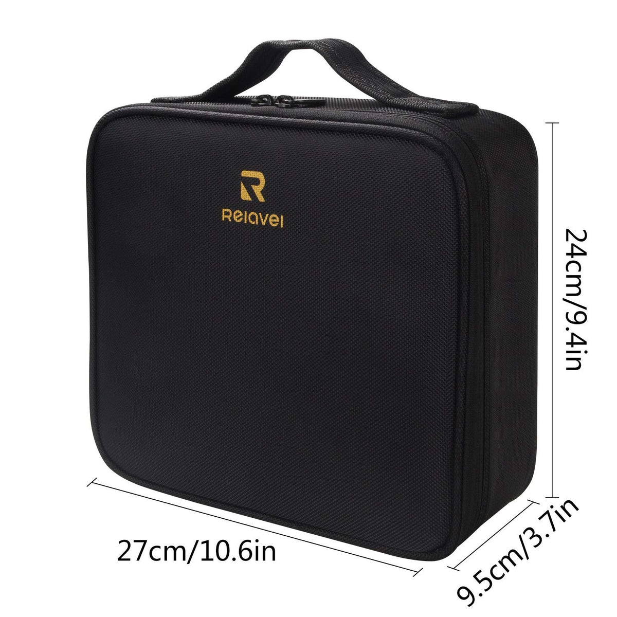 Relavel case filled with cosmetics and electronics for multifunctional use