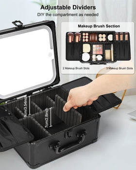 Relavel open interior displaying customizable compartments for tidy storage