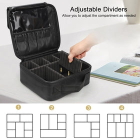 Relavel open case displaying organized compartments and visibility benefit