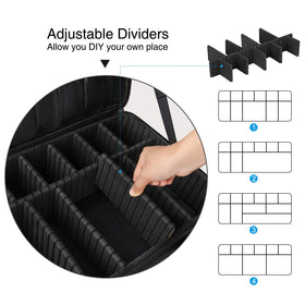 Relavel shoulder strap attached and case secured to trolley for hands-free travel
