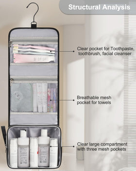 Relavel beside travel bottle for scale showing compact size for packing convenience
