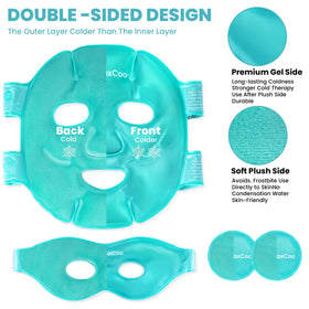 RelaxCoo plush side close-up highlighting soft fabric for comfortable skin contact and protection