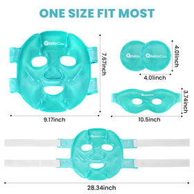 RelaxCoo held in hand for scale showing compact design and portable relief benefits
