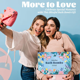 RelaxRose colorful bath water display showing vibrant safe dyes