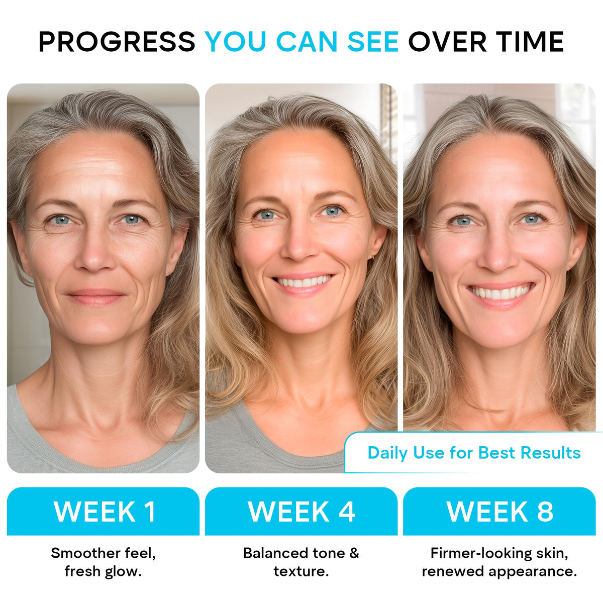 REMEDIAL PURITY AESTHETICS EXPERIENCE cream applied to neck demonstrating firming support