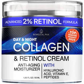 REMEDIAL PURITY front packaging showing collagen cream benefits