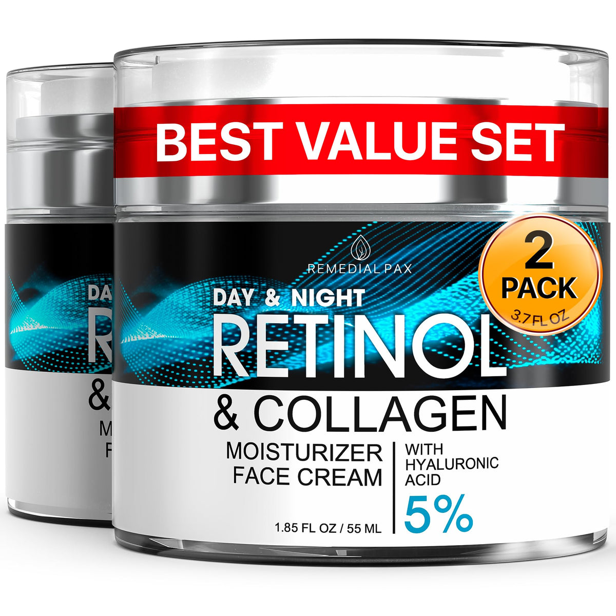 REMEDIAL PURITY AESTHETICS EXPERIENCE front packaging showing two jars and clean design