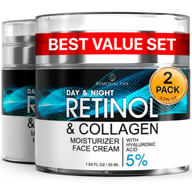 REMEDIAL PURITY AESTHETICS EXPERIENCE front packaging showing two jars and clean design