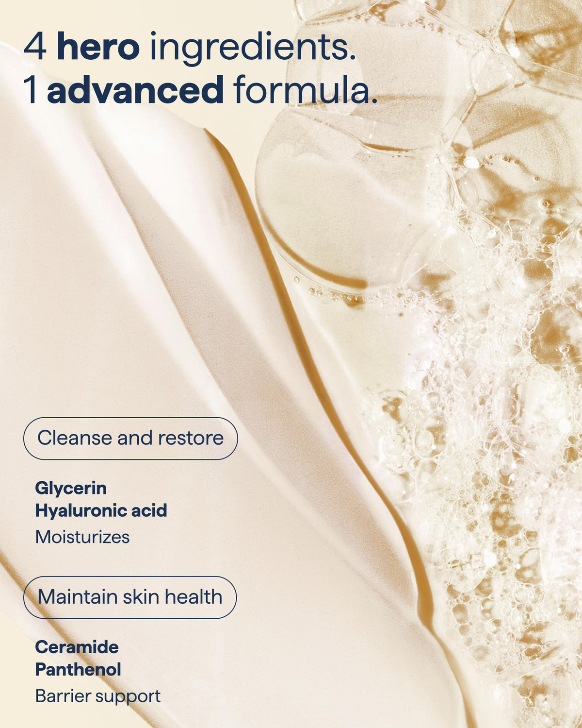 Remedy Science cleanser on bathroom sink illustrating daily routine convenience