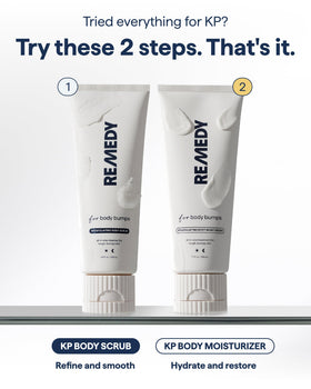 Remedy Science in bathroom setting showing daily use and routine benefit