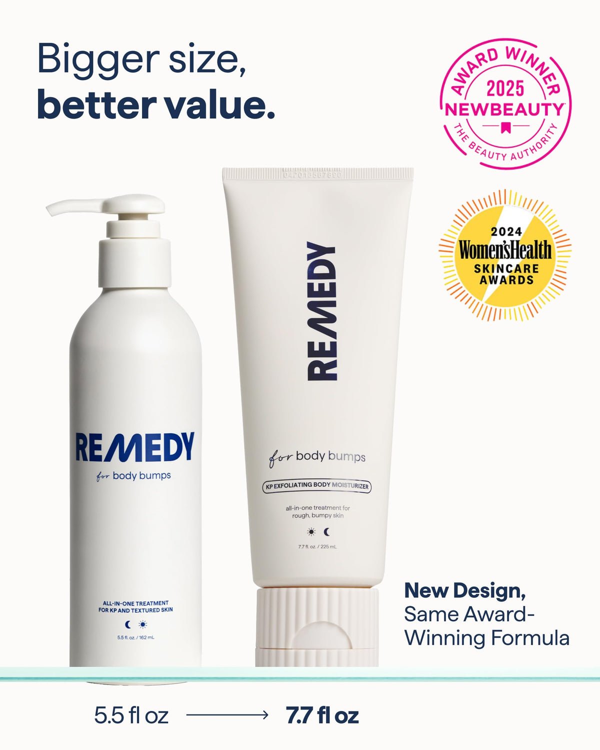 Remedy Science lotion texture swiped on skin for fast absorbing hydration