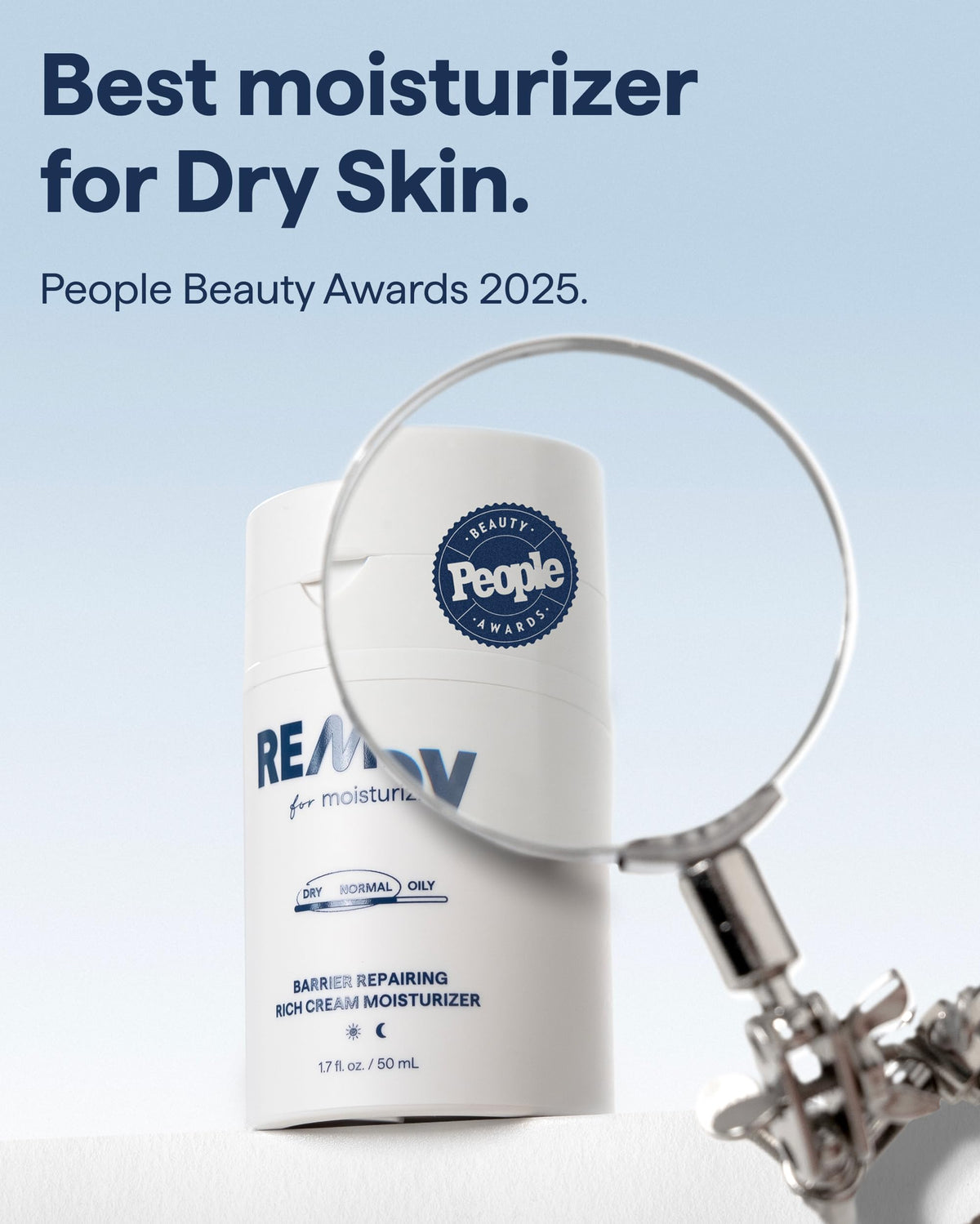 Remedy Science cream being dispensed to demonstrate easy use