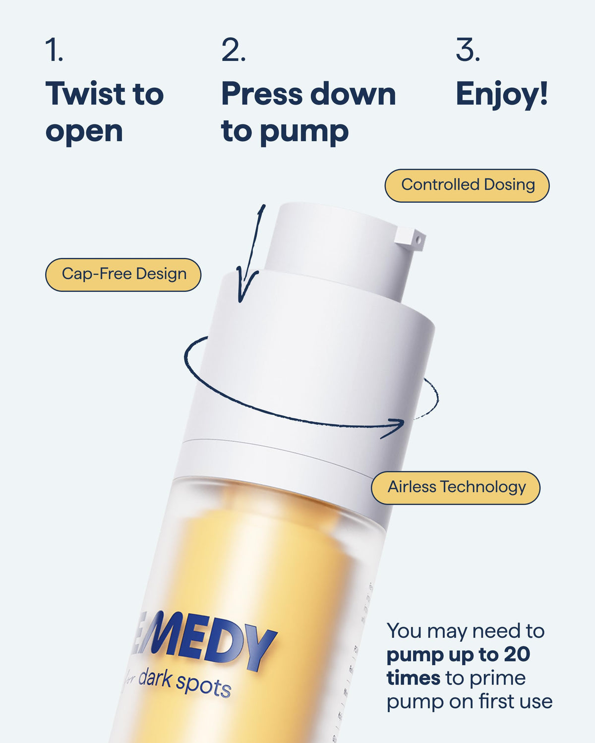 Remedy Science application in nighttime routine, conveys gentle, dermatologist-formula benefit
