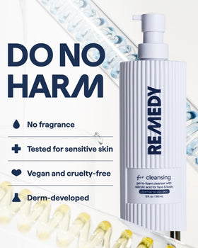 Remedy Science before and after skin texture image showing clearer, less congested pores