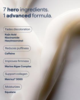 Remedy Science illustrated before and after showing reduced puffiness
