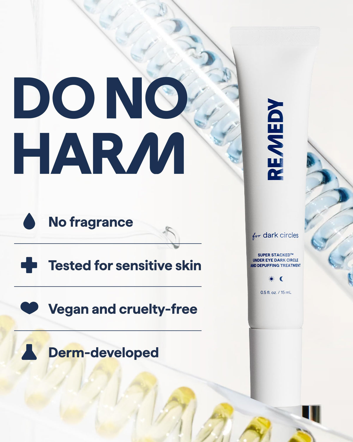 Remedy Science in bathroom lifestyle scene suggesting daily routine use
