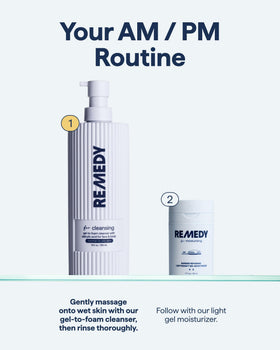 Remedy Science lifestyle sink shot with product staged to show everyday usability