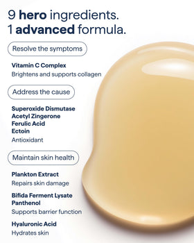 Remedy Science in a morning routine setting beside sunscreen to show daytime antioxidant pairing