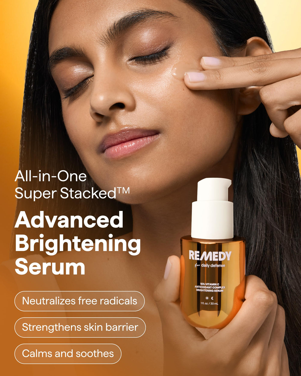 Remedy Science pump close-up demonstrating precise dispensing and easy daily application