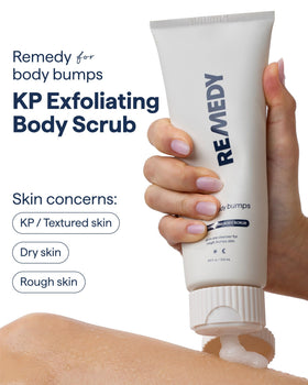 Remedy Science close-up of fine sugar texture providing gentle exfoliation