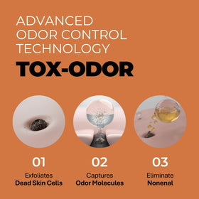 Rememberin fermented persimmon extract ingredient close-up highlighting deodorizing power