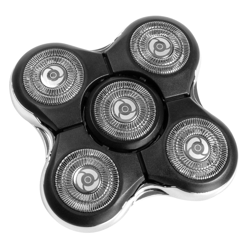 Remington Balder Pro front assembly showing five dual-track heads for efficient shaving