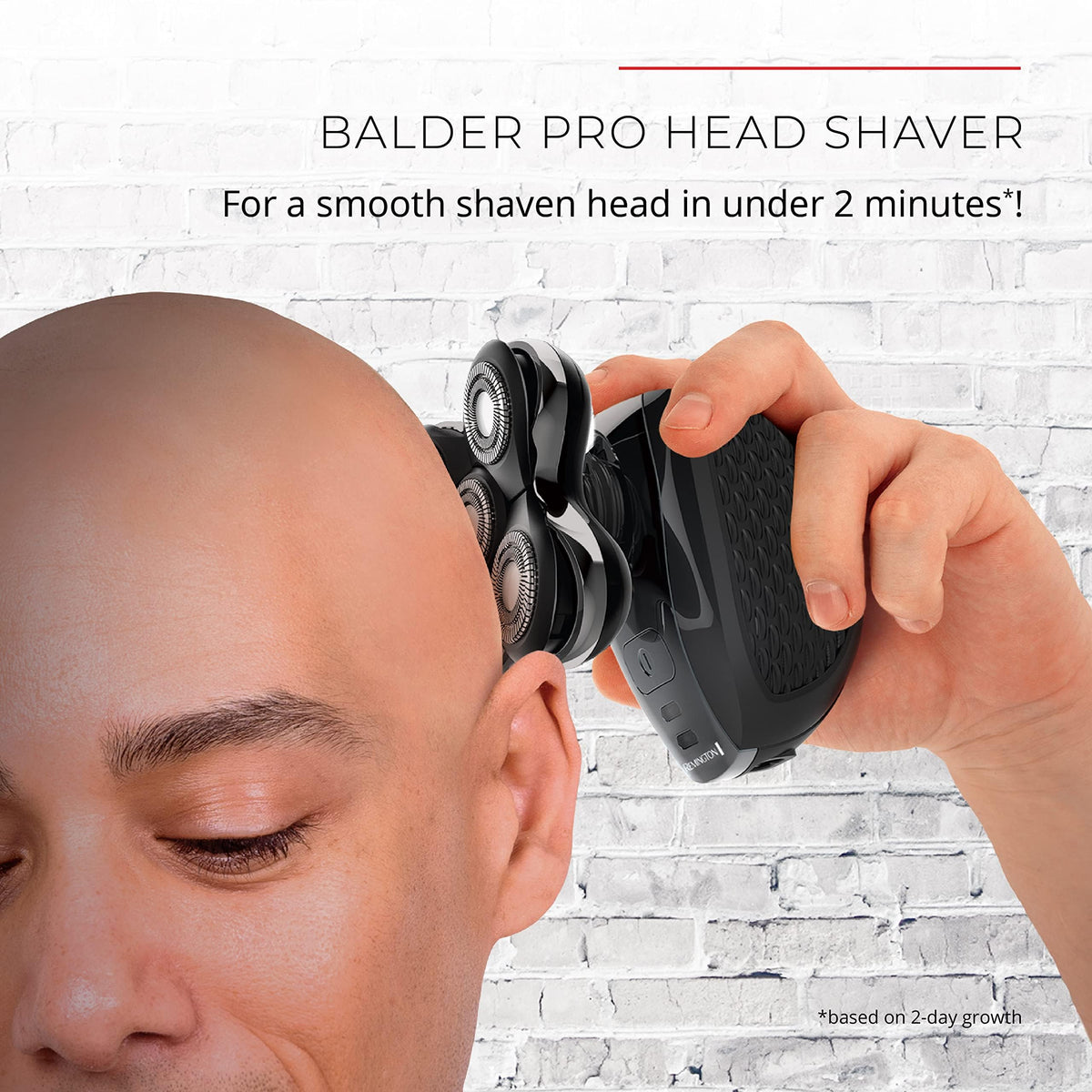 Remington Balder Pro close-up of rotary cutting heads highlighting precision and durability