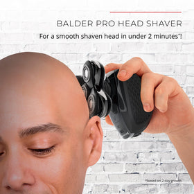 Remington Balder Pro close-up of rotary cutting heads highlighting precision and durability
