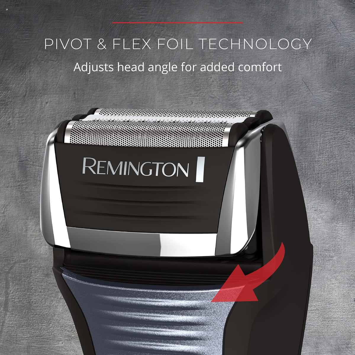 Remington foil and cutters installed on shaver demonstrating easy replacement