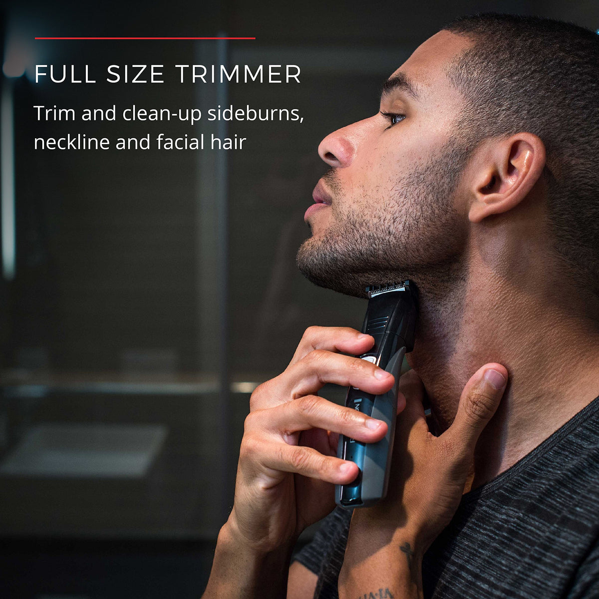 Remington foil shaver close-up highlighting smooth finish capability