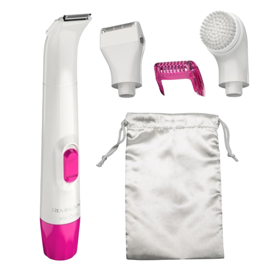 Remington front view of kit showing compact grooming convenience